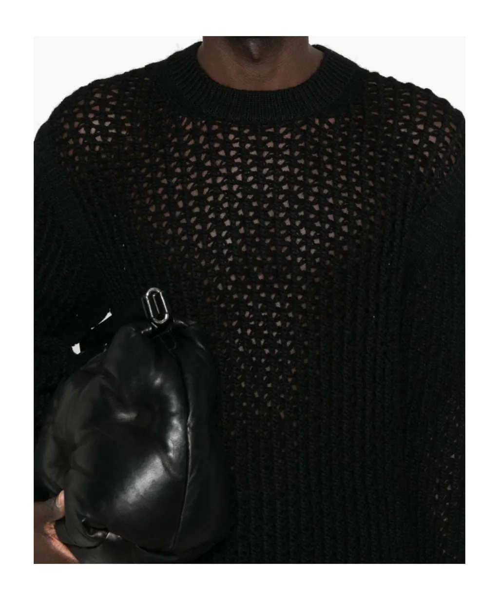 Junya Watanabe Man Open-Knit Crewneck Jumper
