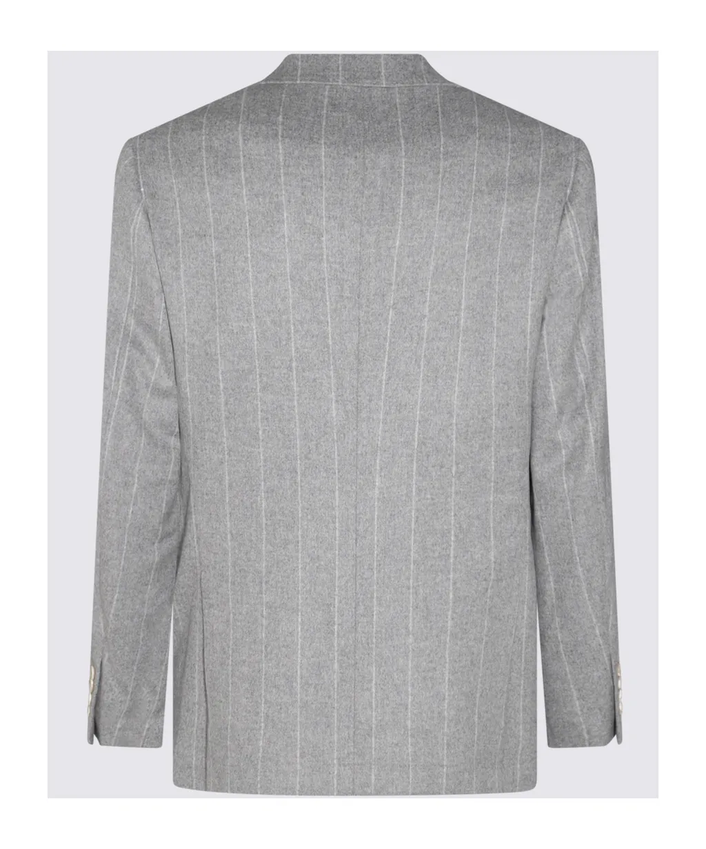 Brunello Cucinelli Single Breasted Tailored Blazer