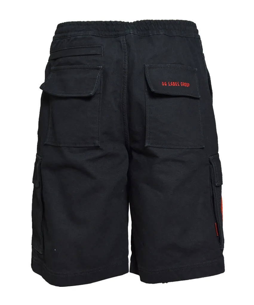 44 Label Group Cargo Bermuda Shorts With Logo