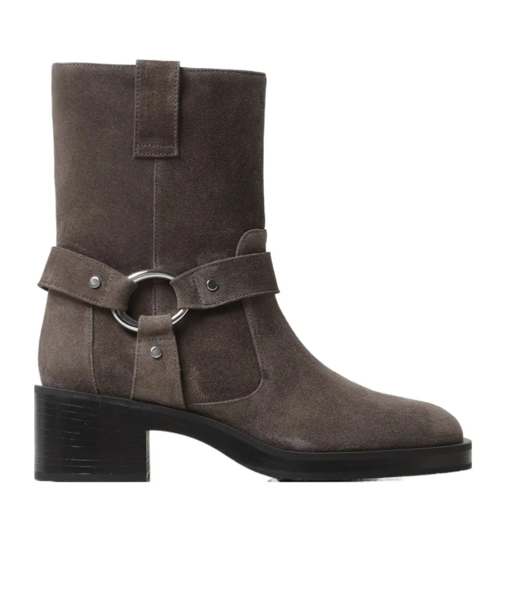 Round-Head Short Boots