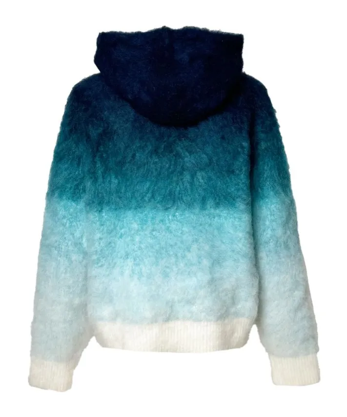 Casablanca Gradient Effect Drawstring Hoodie