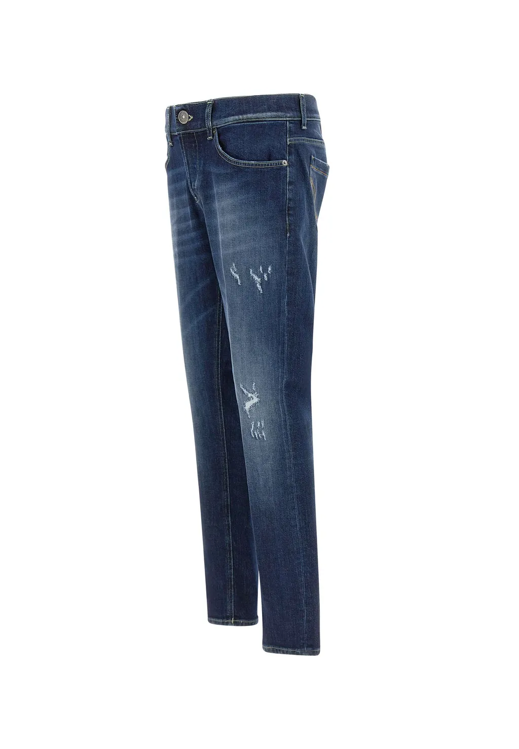 Dondup Distressed Straight-Leg Jeans