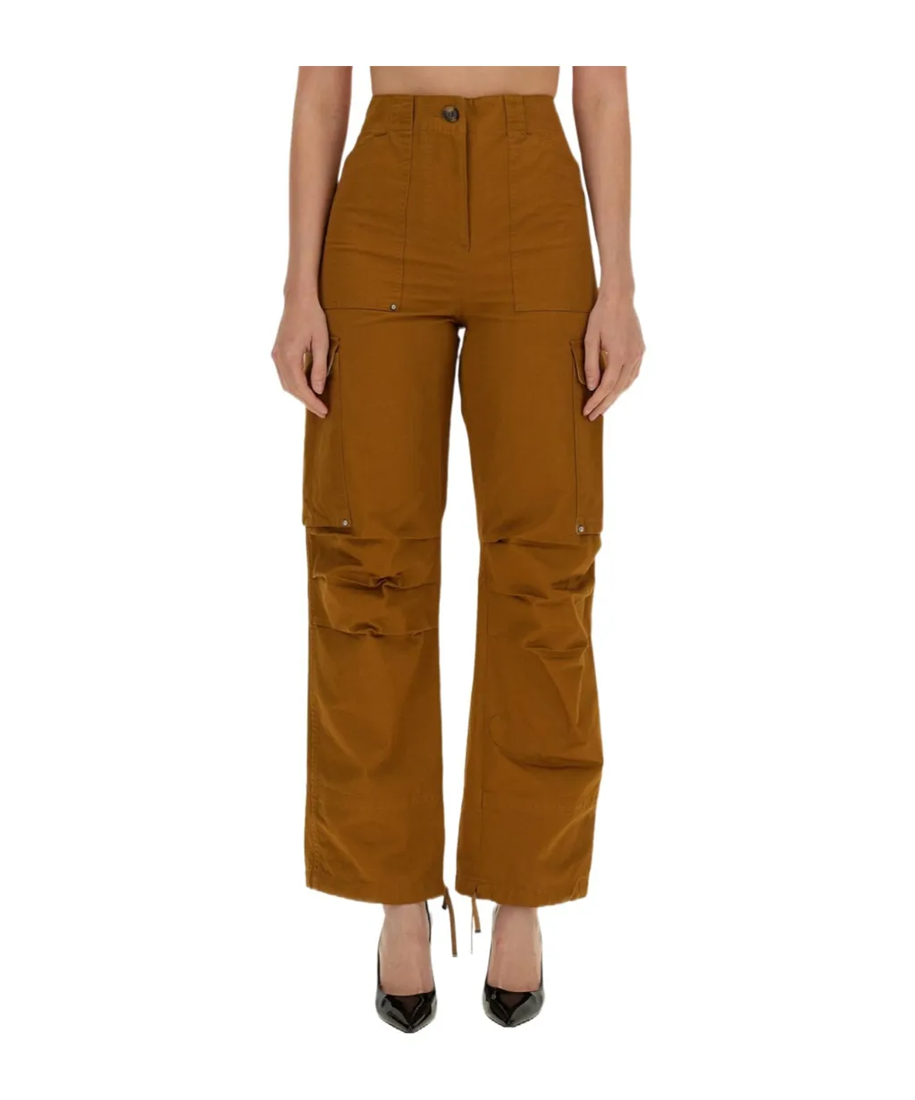 Paco Rabanne Wide-Leg Cargo Pants
