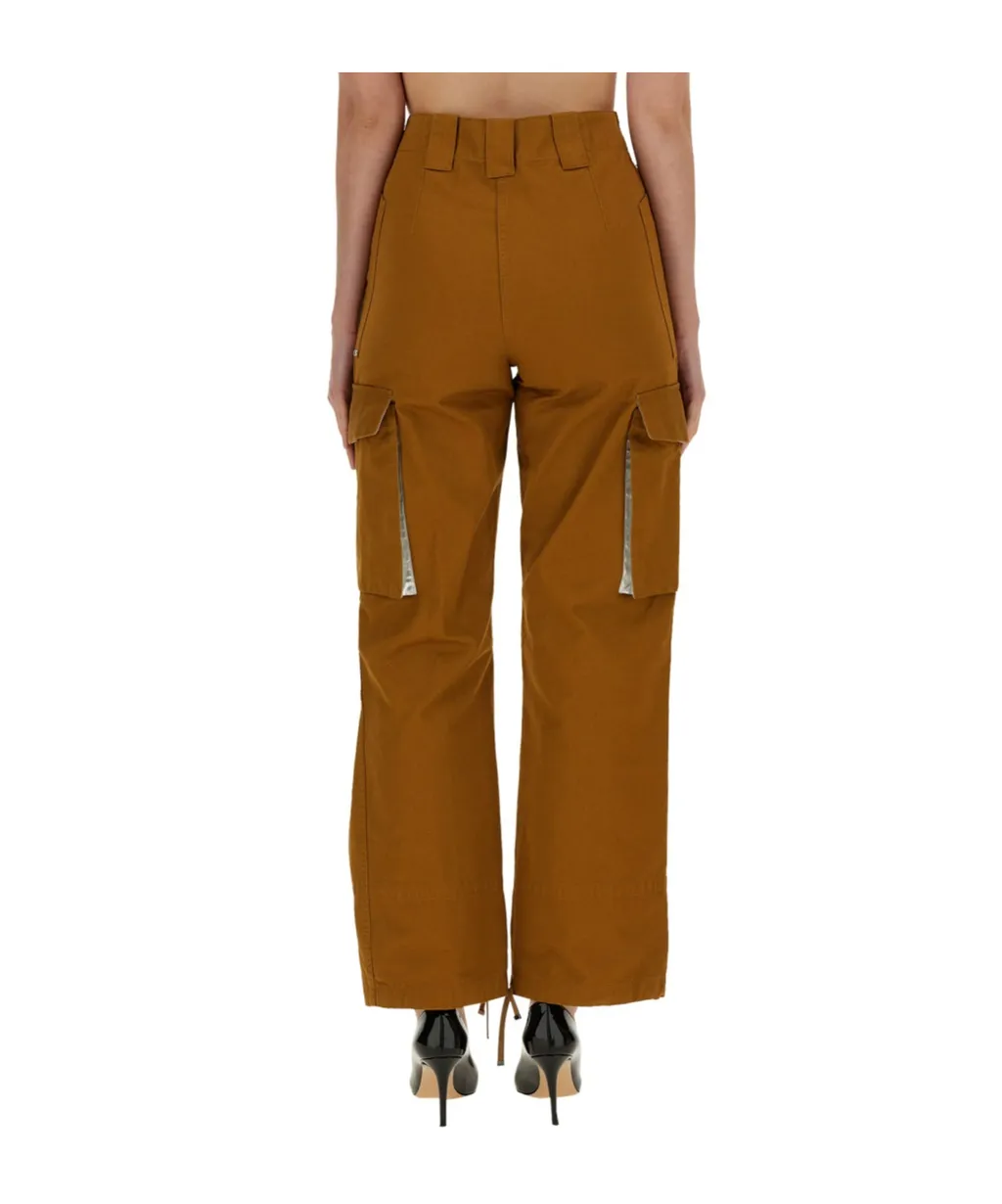 Paco Rabanne Wide-Leg Cargo Pants