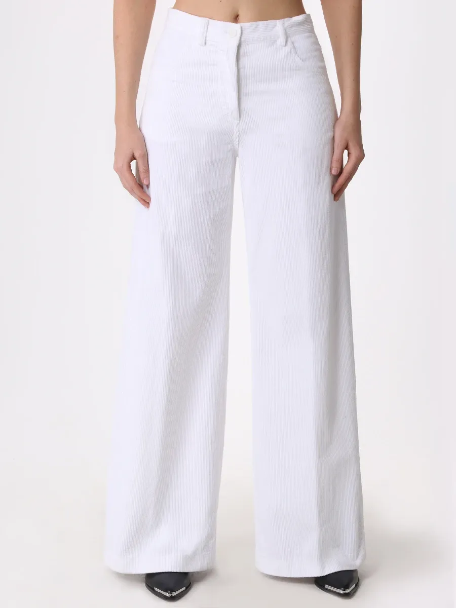 Aspesi Belt-Looped Wide-Leg Trousers