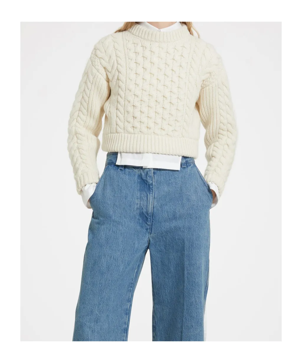 Patou Cable Knit Jumper