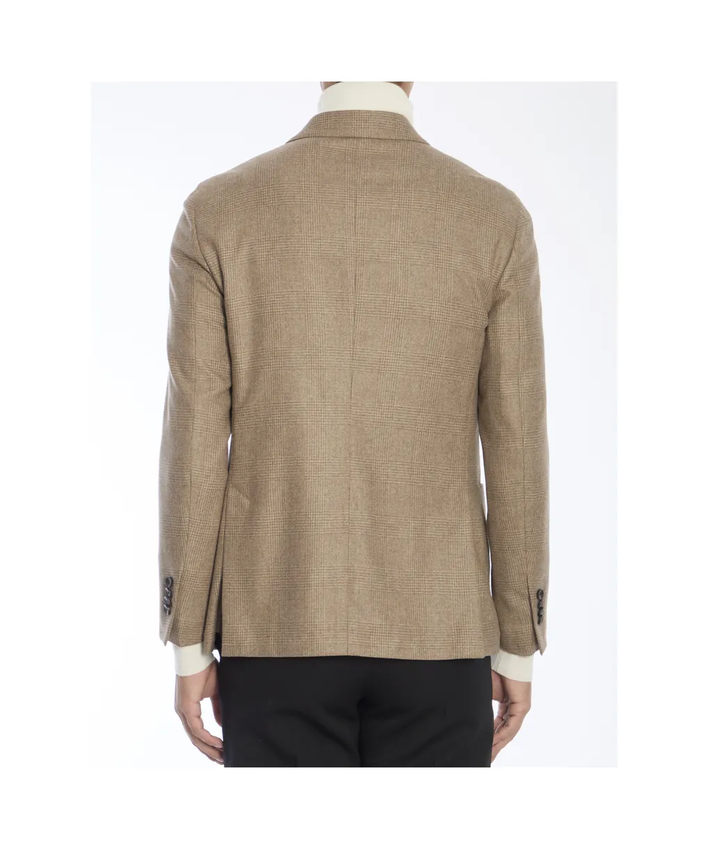 Lardini Prince Of Wales Checked Tailored Blazer