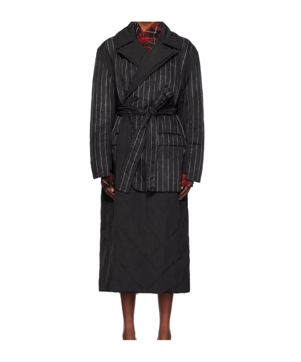 Pinstripe Coat