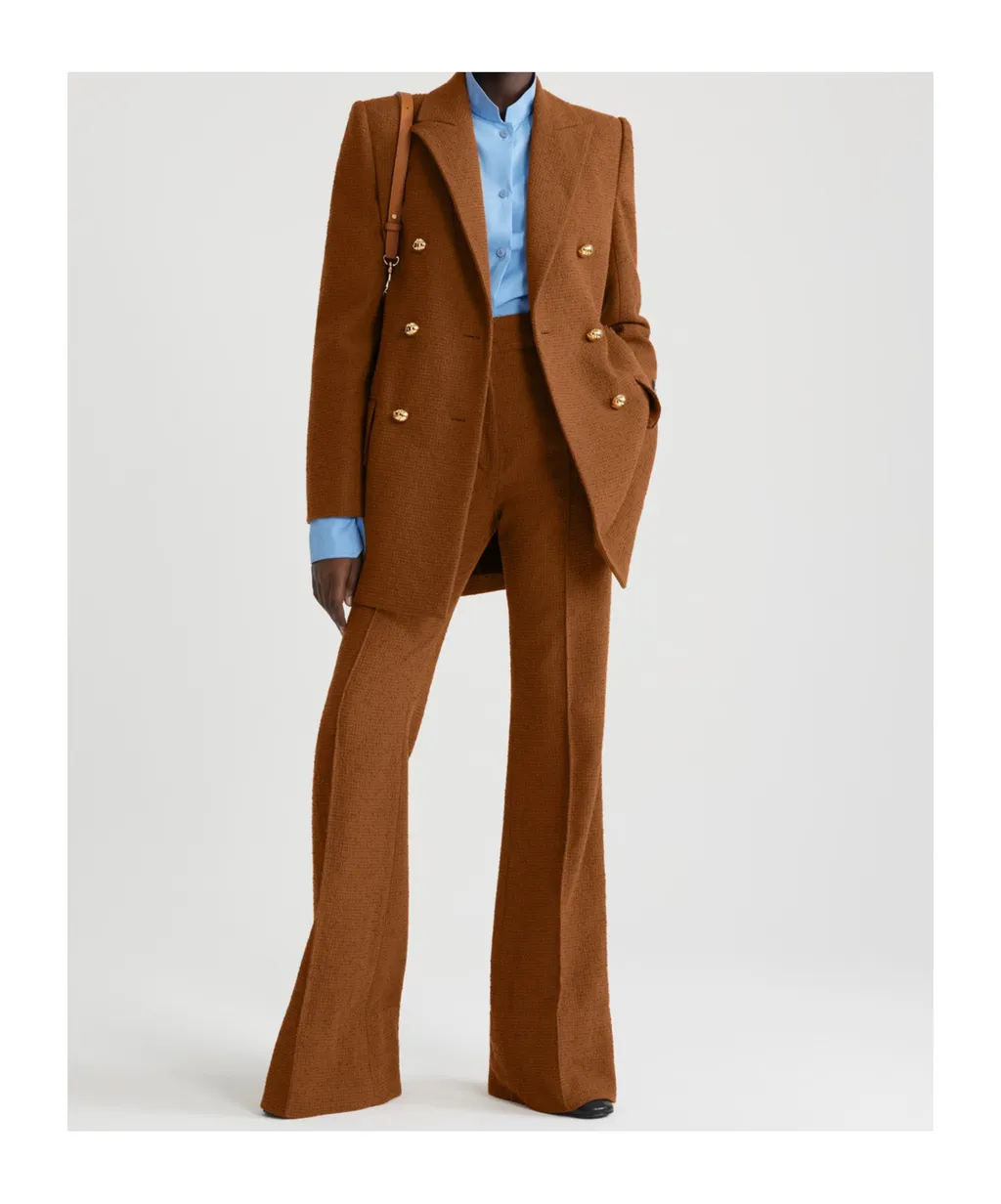 Patou Collared Button-Up Coat