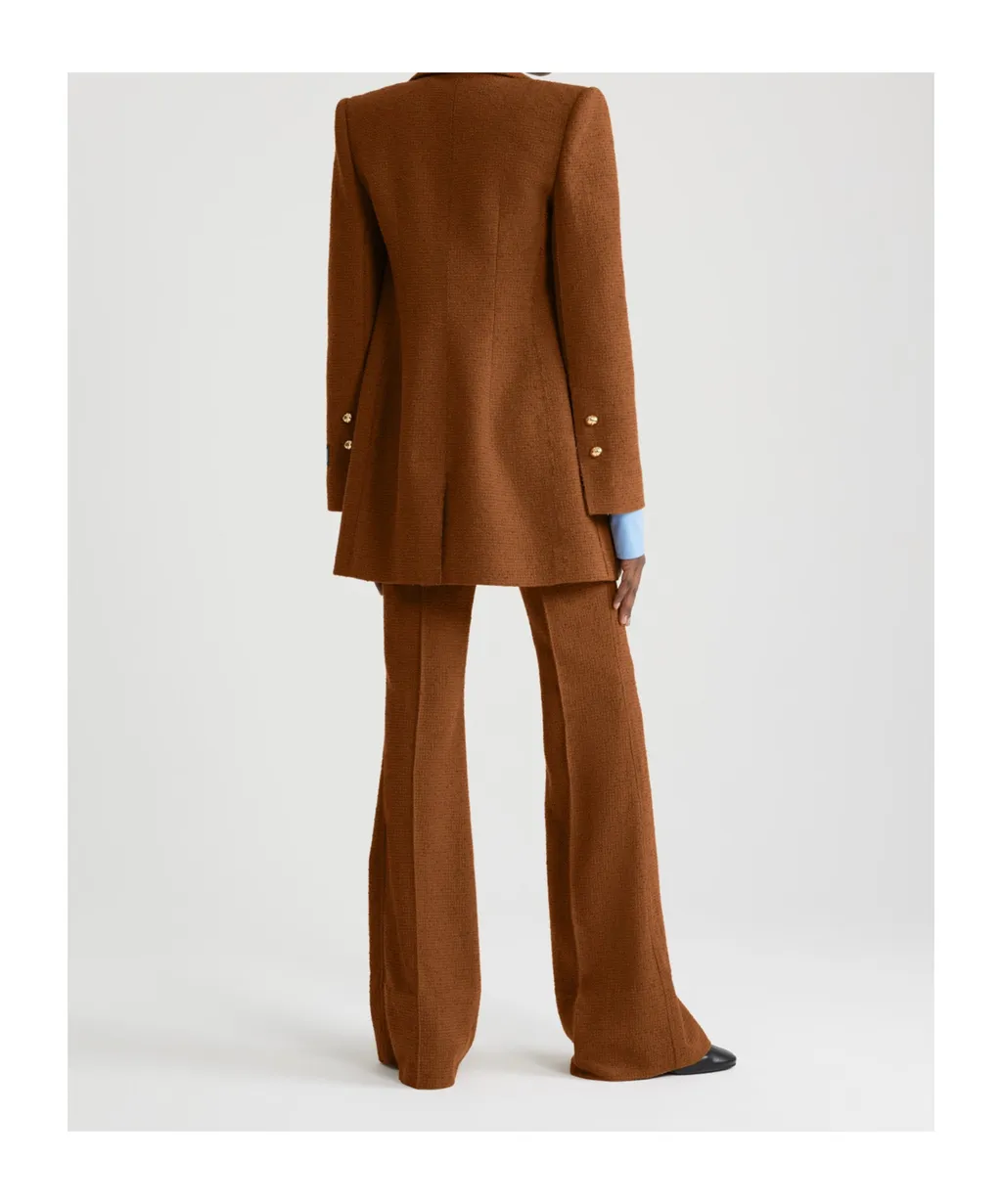 Patou Collared Button-Up Coat