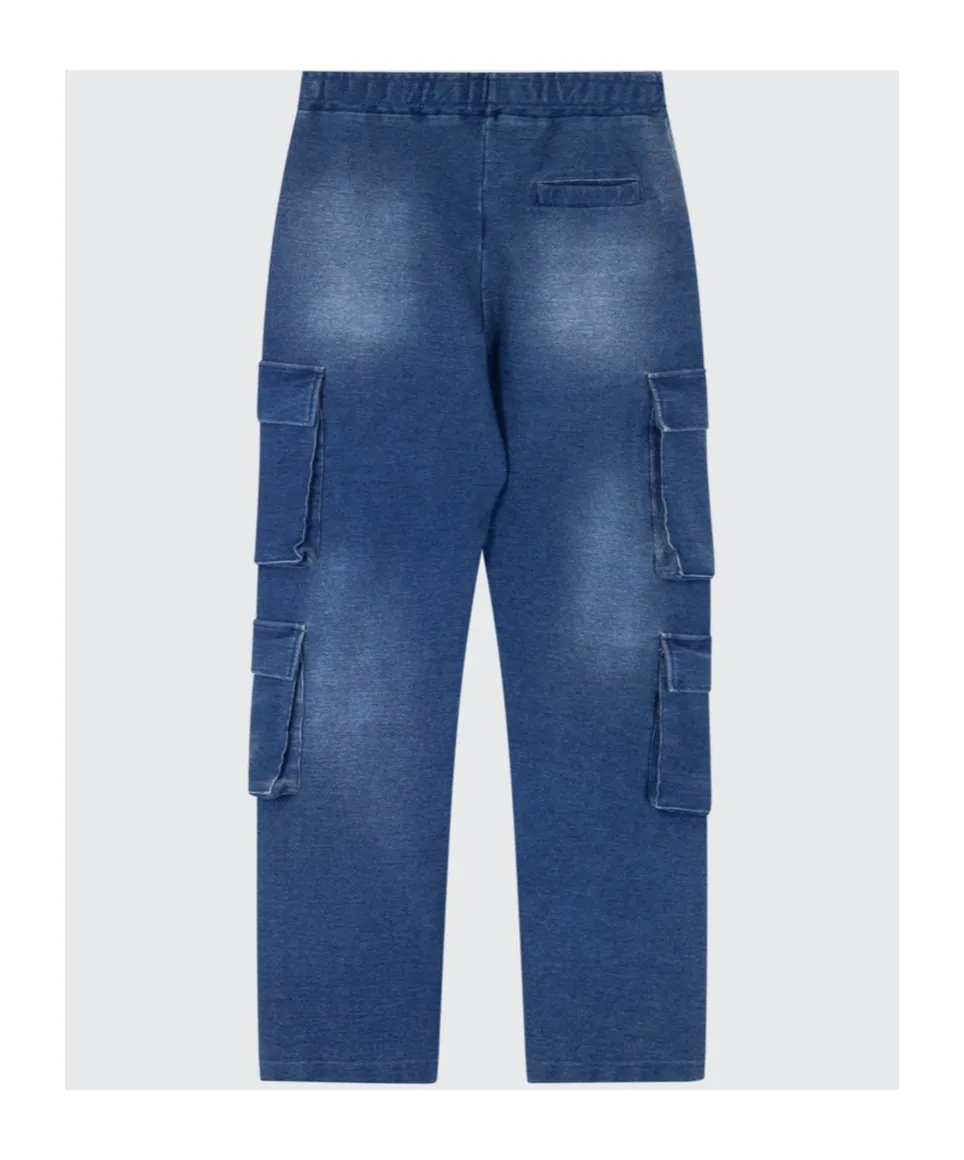 Barrow Logo Printed Cargo Jeans