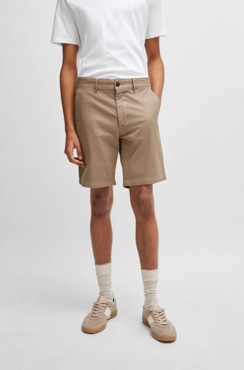 Slim-Fit Chino Shorts