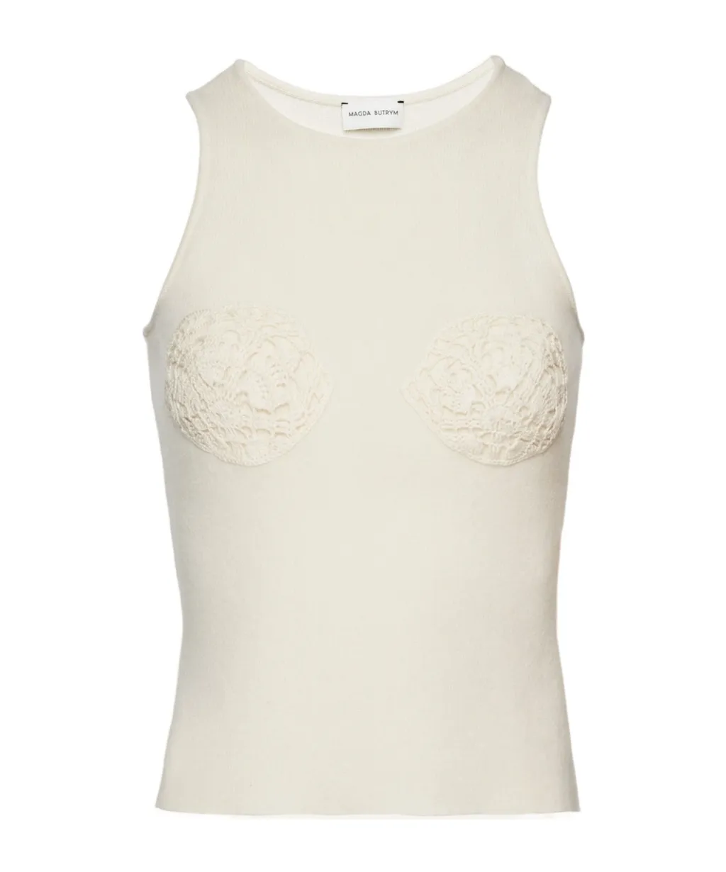 Crochet-Detailed Top