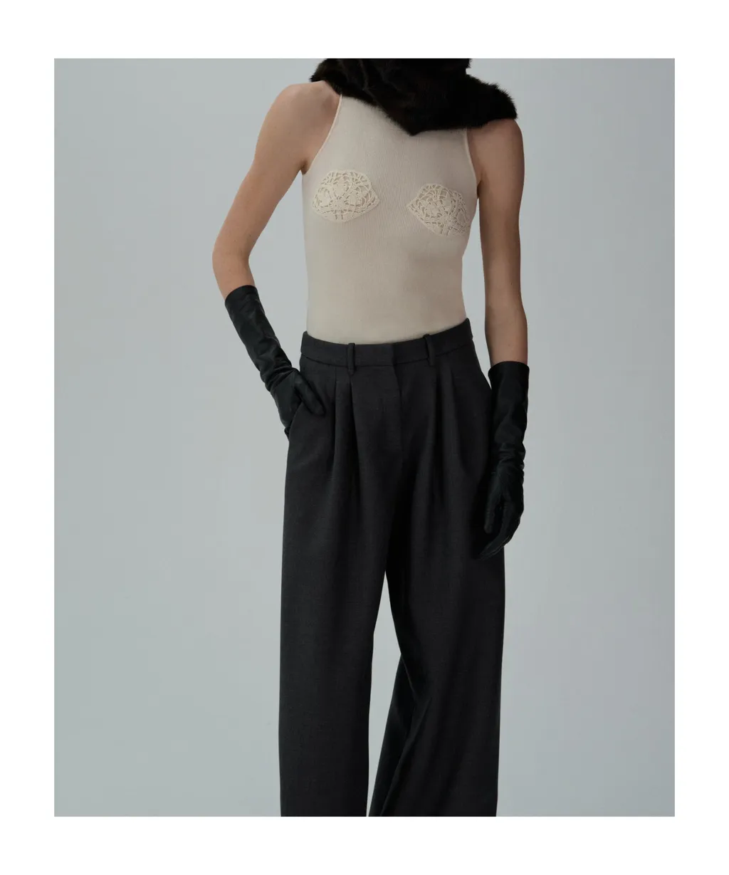 Crochet-Detailed Top