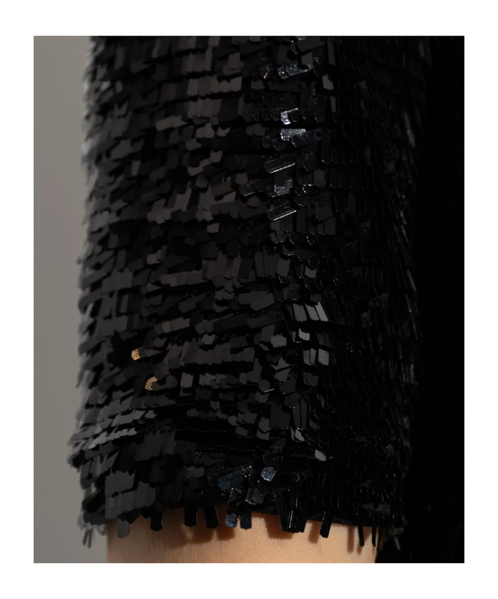 Sportmax Vongola Sequinned Cropped Top