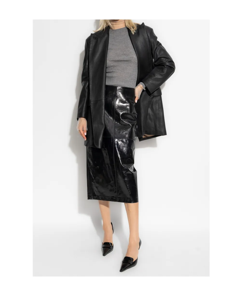 Max Mara Open-Front Long-Sleeved Jacket