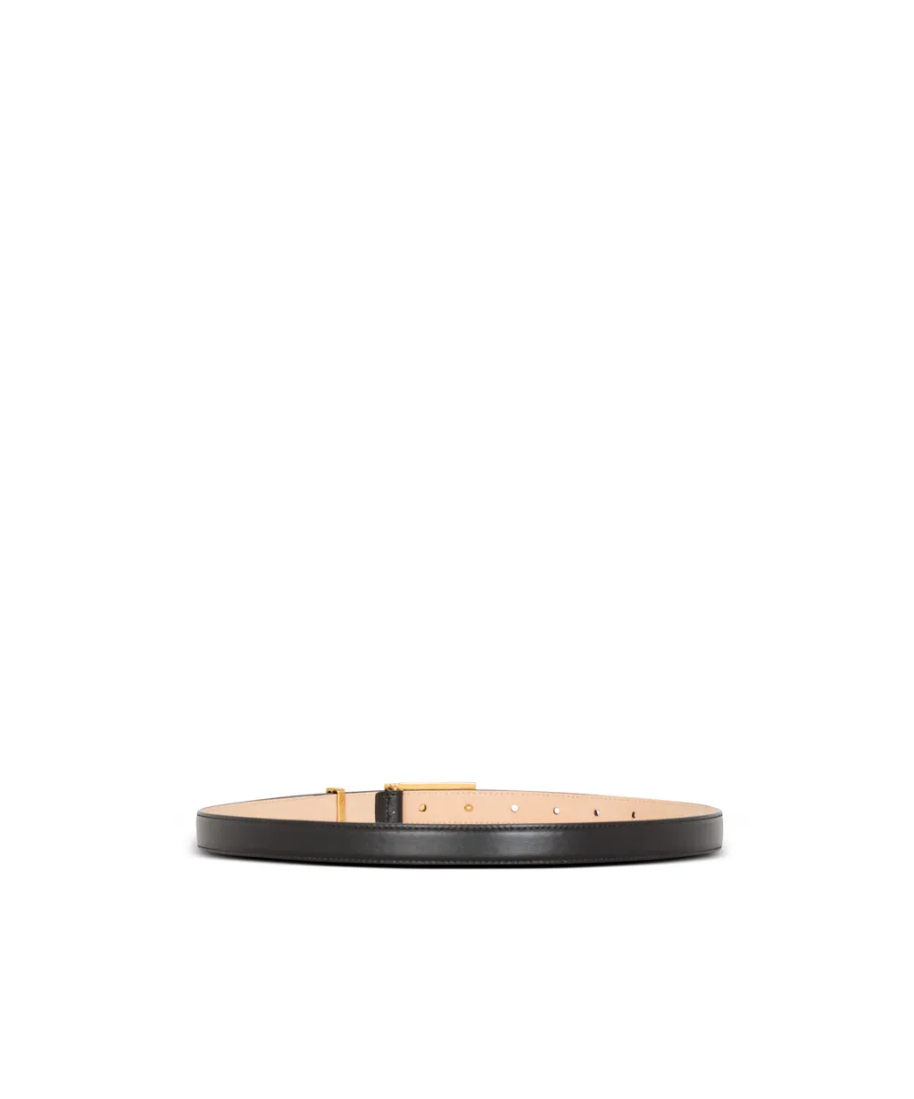 Balmain Classic Logo Plaque Belt