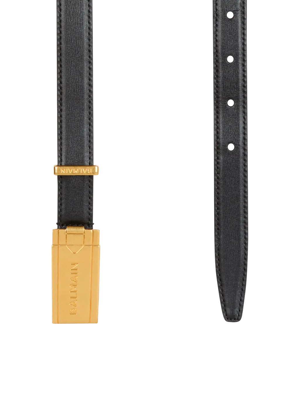 Balmain Classic Logo Plaque Belt