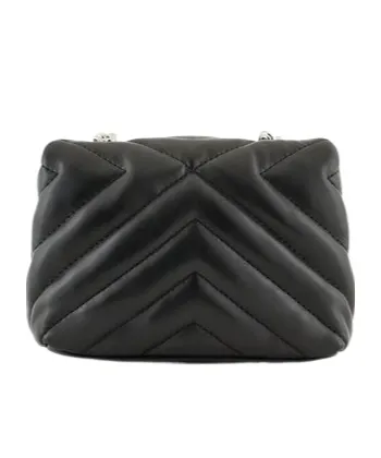 Chevron-Quilted Mini Bag