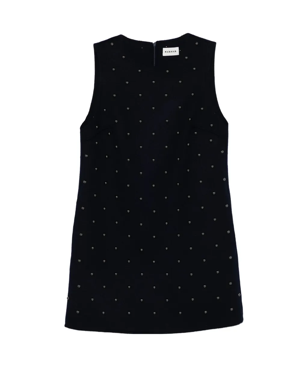Stud-Embellished Dress