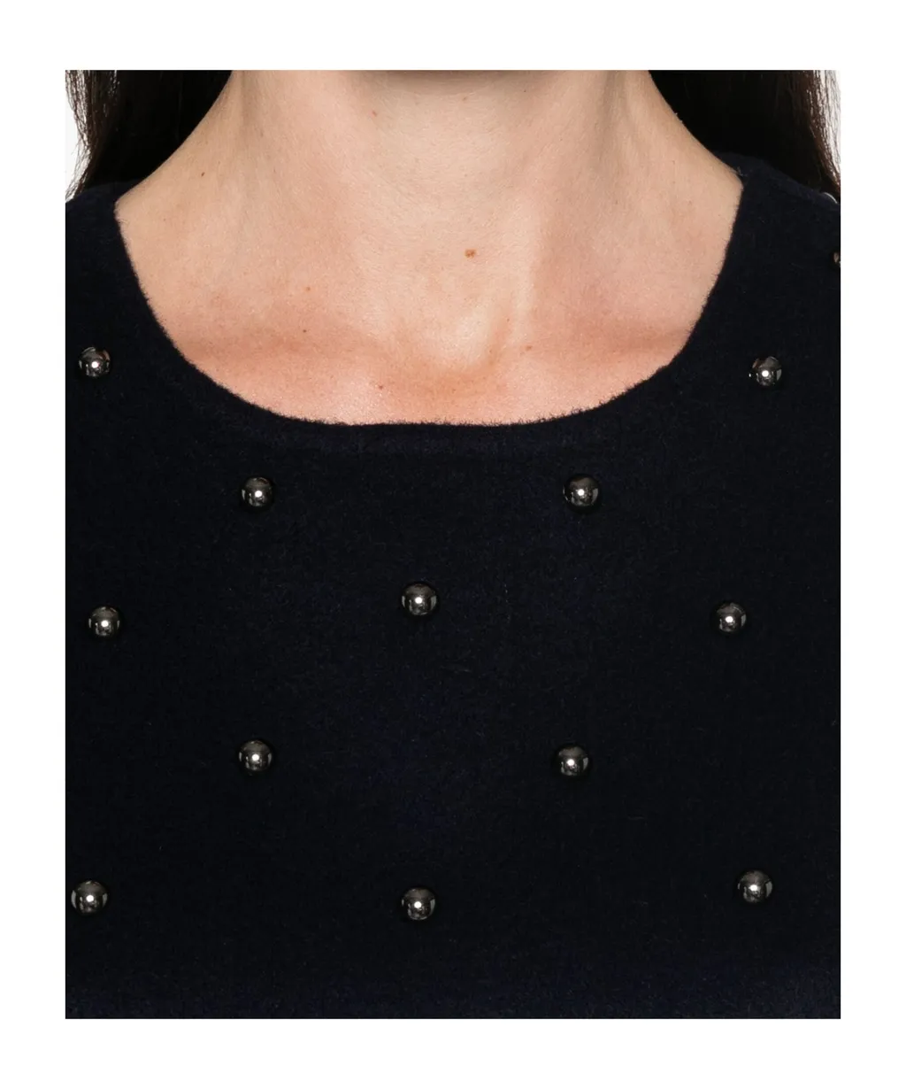 Stud-Embellished Dress
