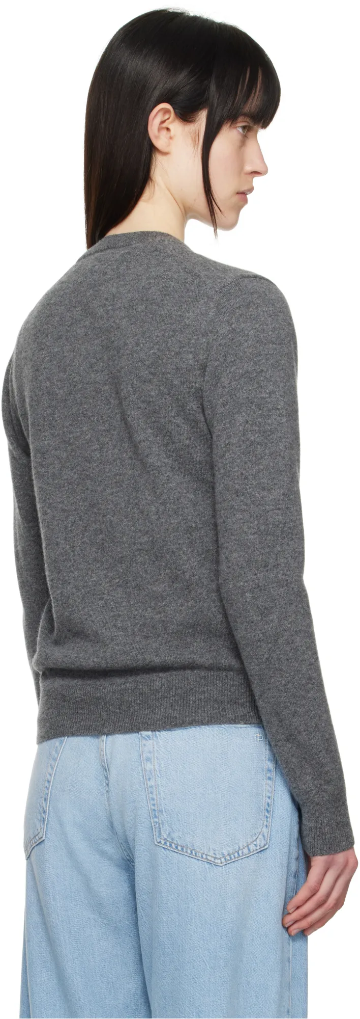 Long-Sleeved Knitted Cardigan