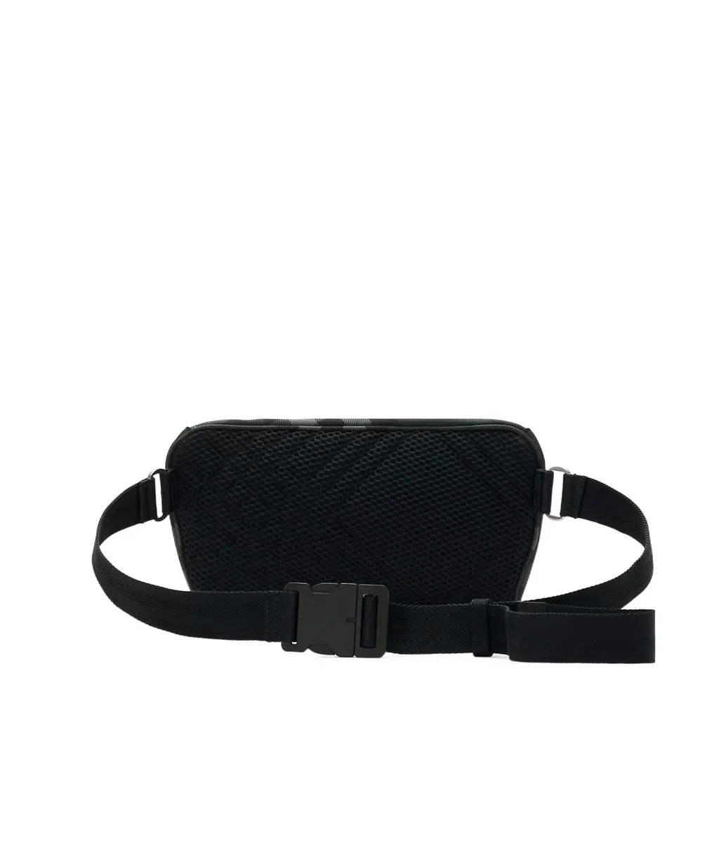 Burberry Grid Checked Belt Bag