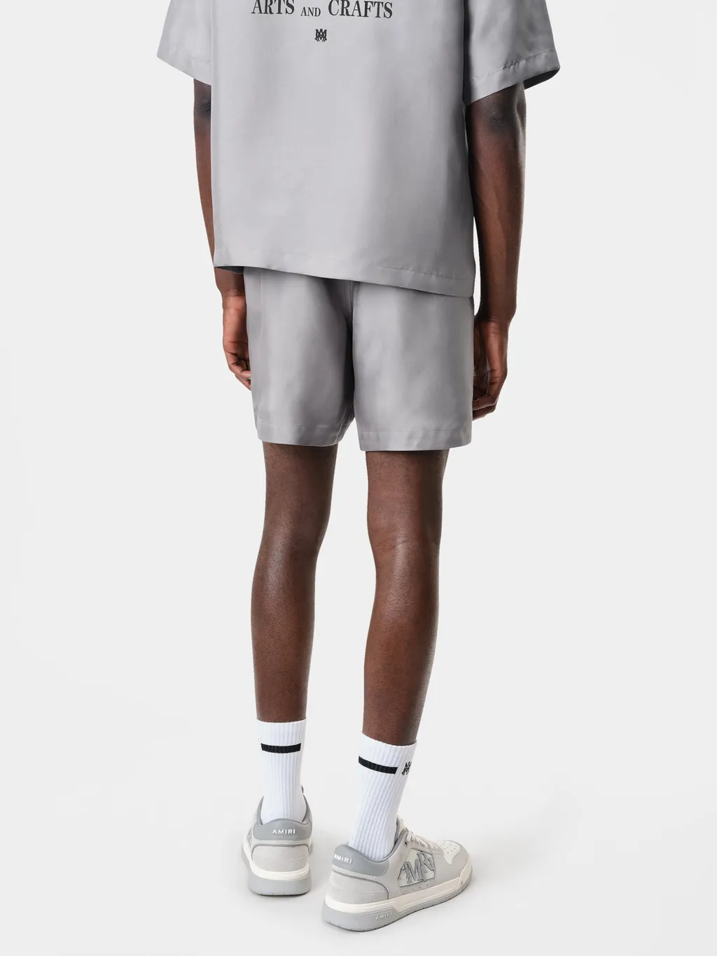 Amiri Logo Printed Swim Shorts