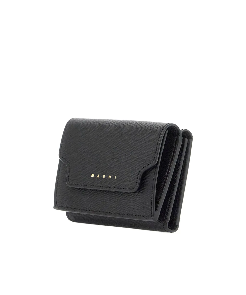 Marni Logo Printed Tri-Fold Wallet