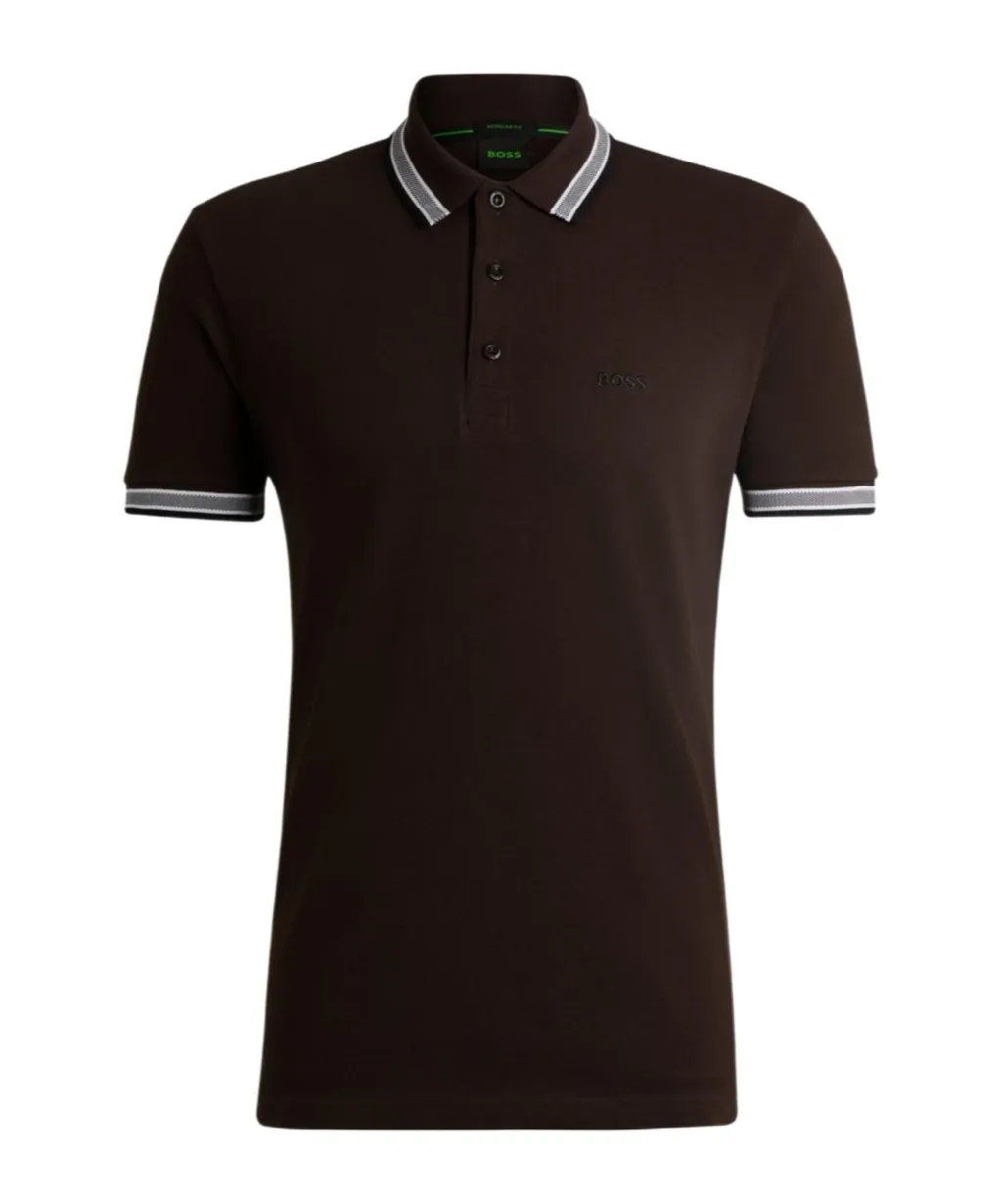 Boss Hugo Boss Logo Embroidered Short-Sleeved Polo Shirt