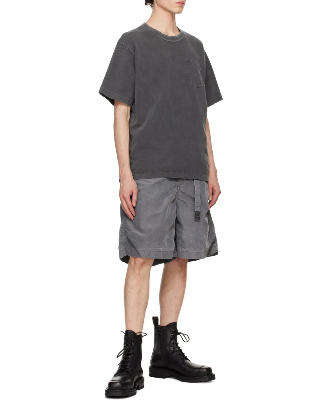Faded-Effect T-Shirt