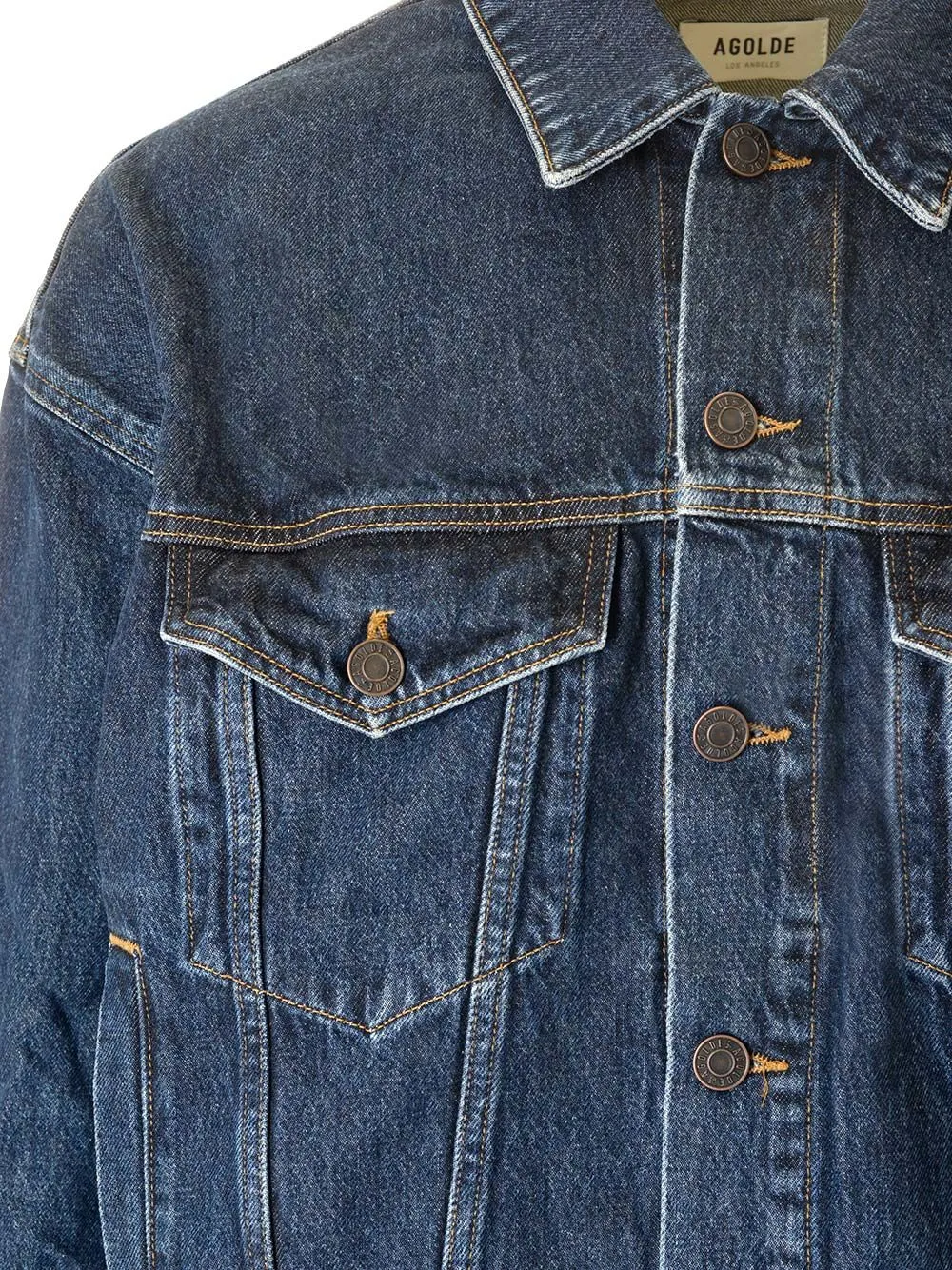 Agolde Stefano Buttoned Denim Jacket