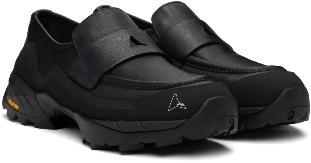 Logo Cutout Loafers