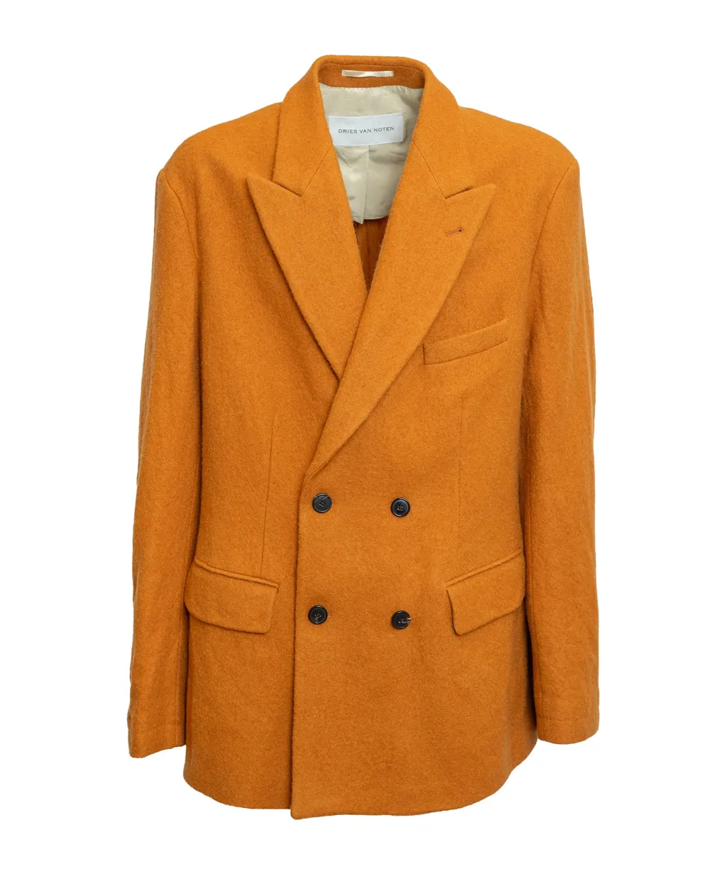 Dries Van Noten Double Breasted Long Sleeved Coat