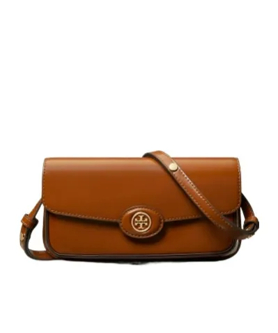 Tory Burch Robinson Spazzolato Rectangular Shoulder Bag