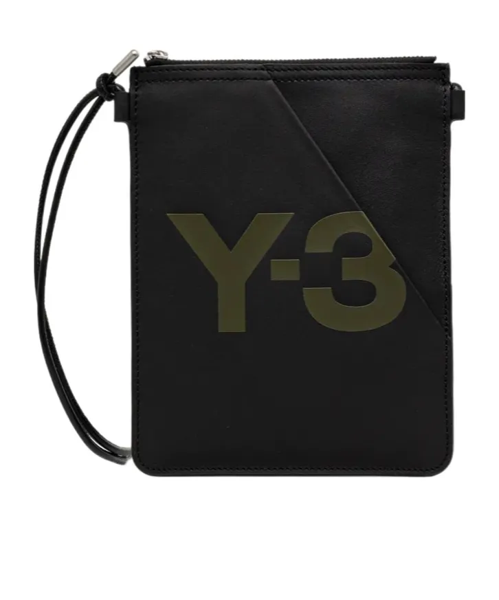 Y-3 Logo Printed Shoulder Bag
