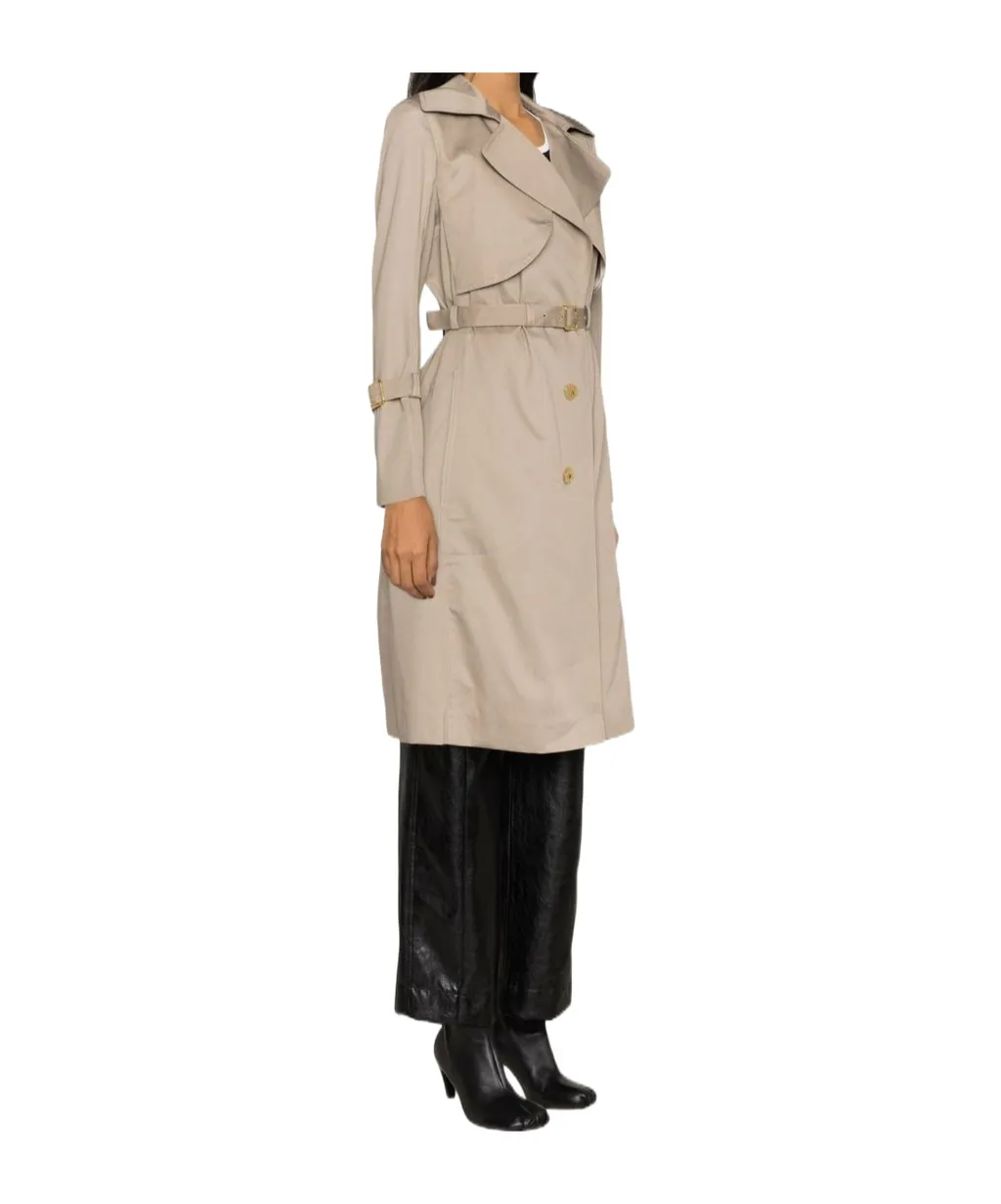 Patou Mid Length Single-Breasted Trench Coat