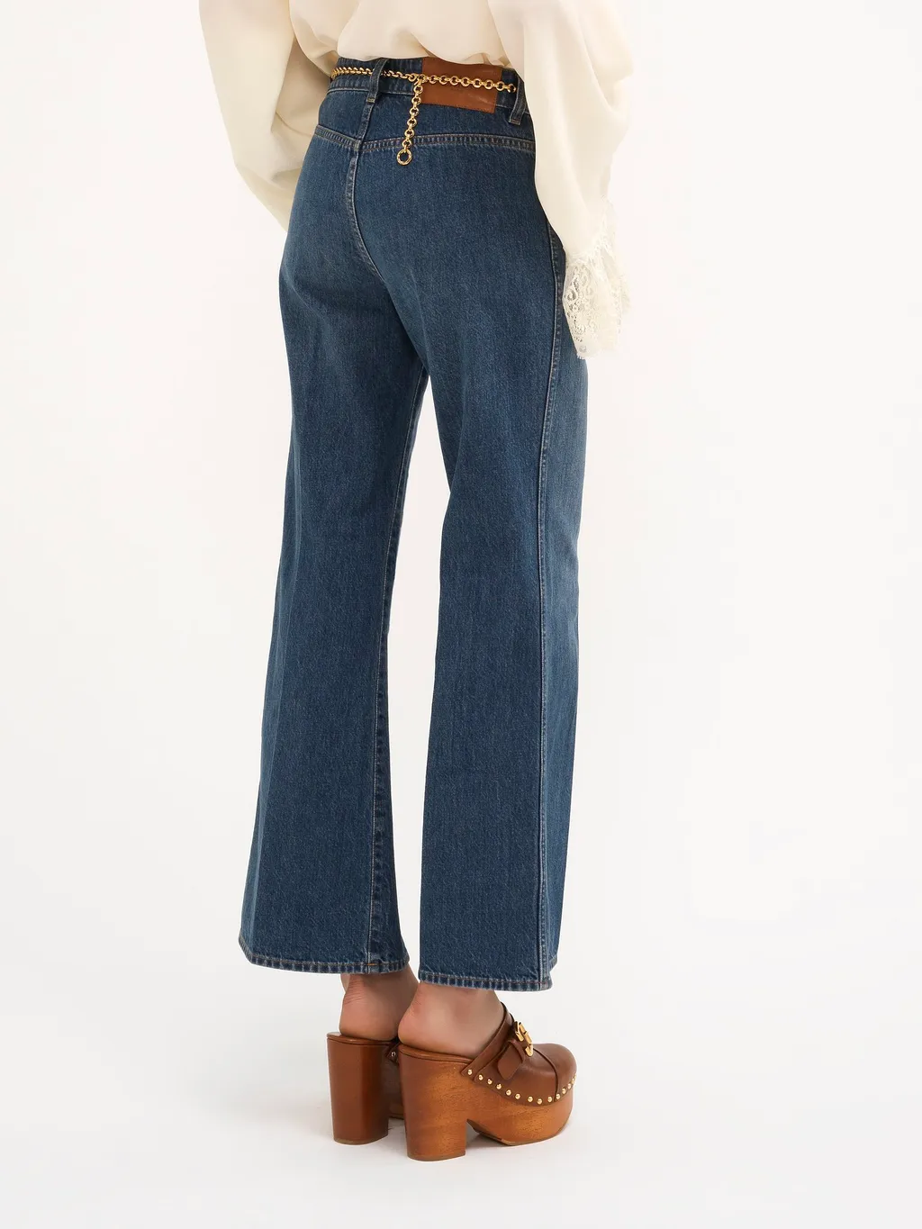 Chloé Cropped Bootcut Jeans