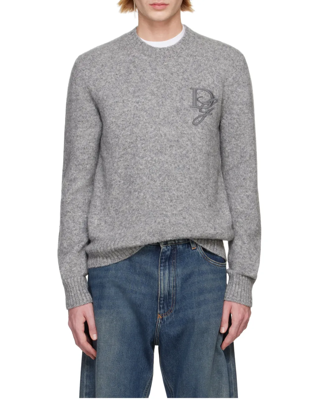 Dolce & Gabbana Dg Embroidered Crewneck Jumper