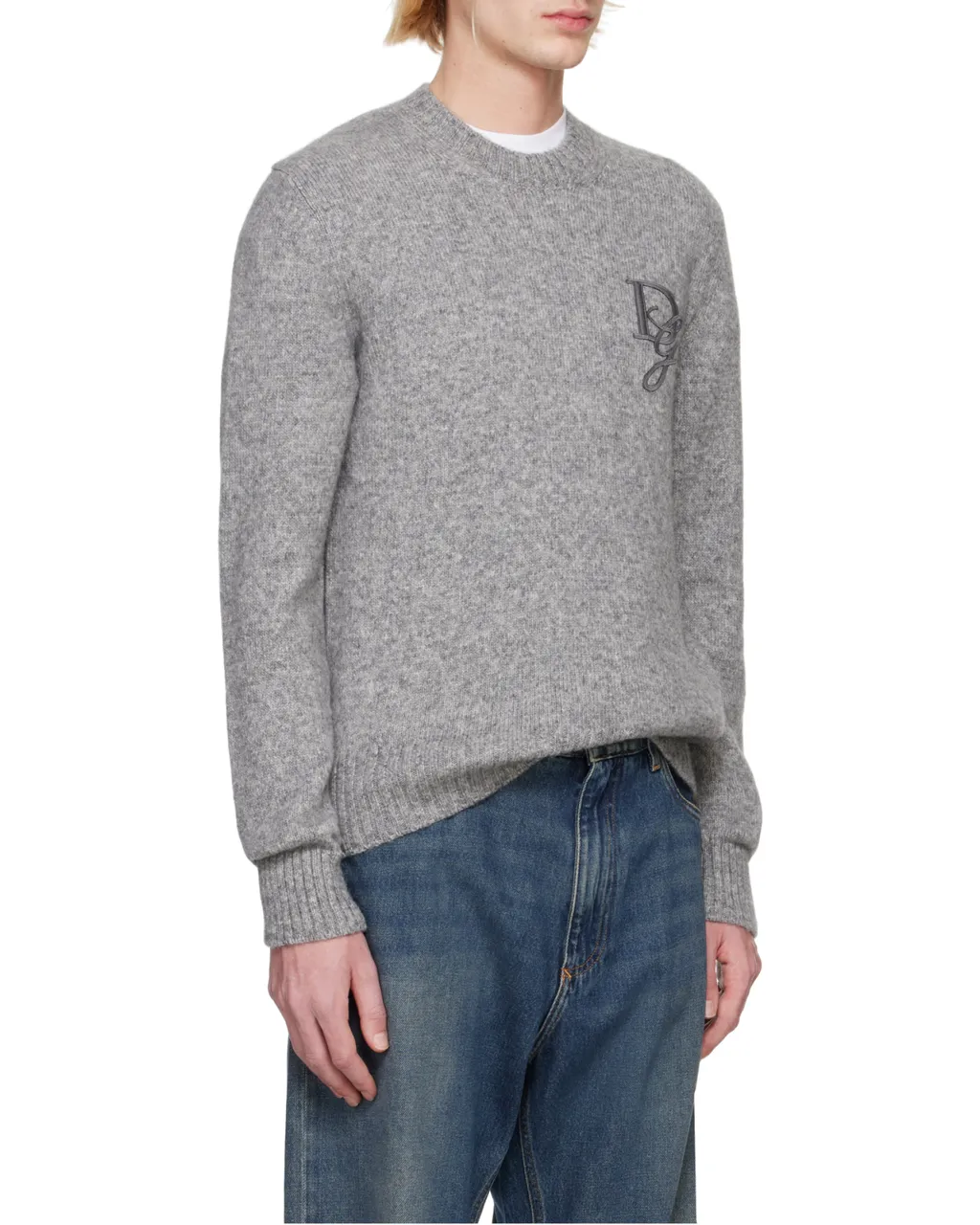 Dolce & Gabbana Dg Embroidered Crewneck Jumper