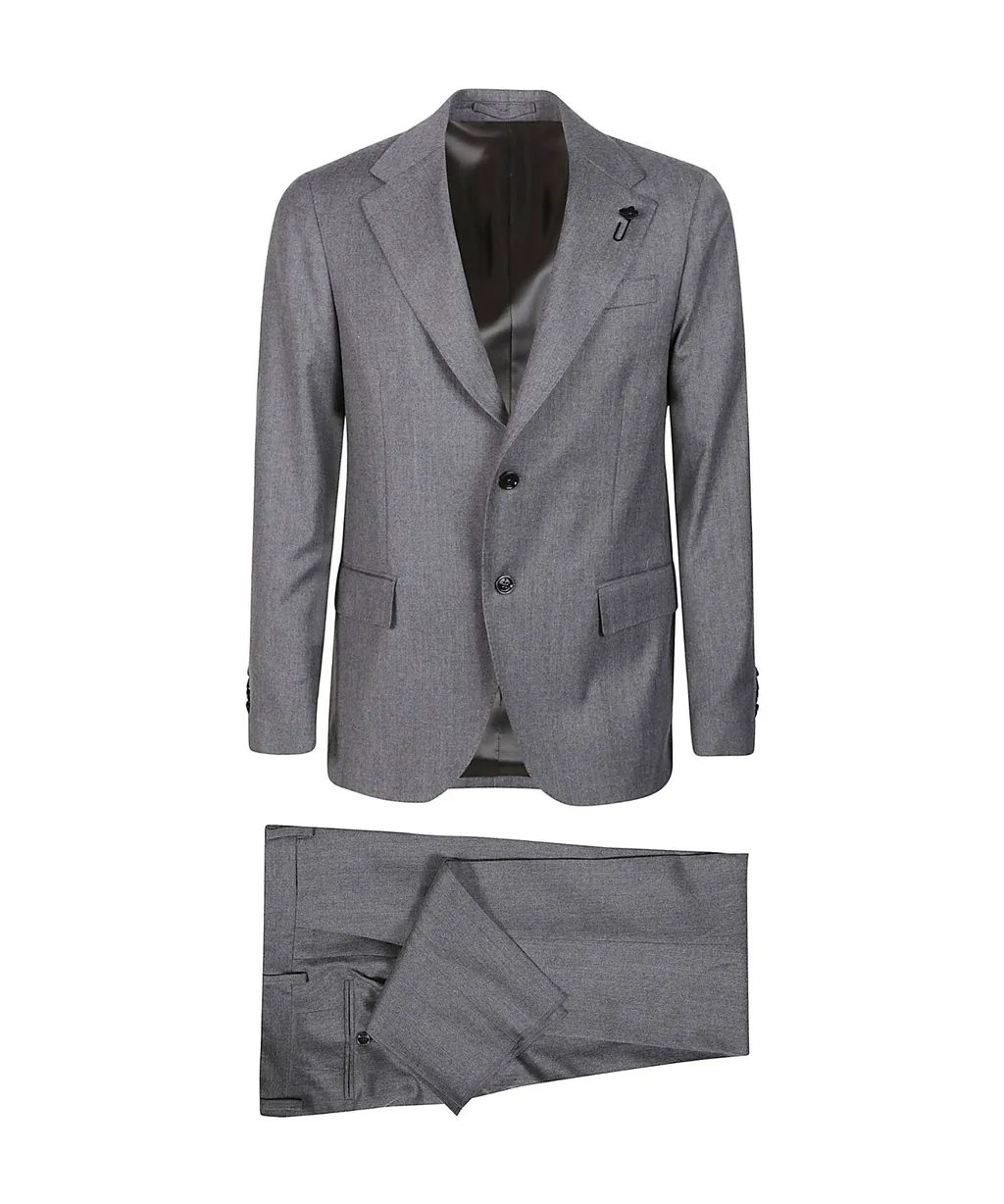Buttoned Wool Suit