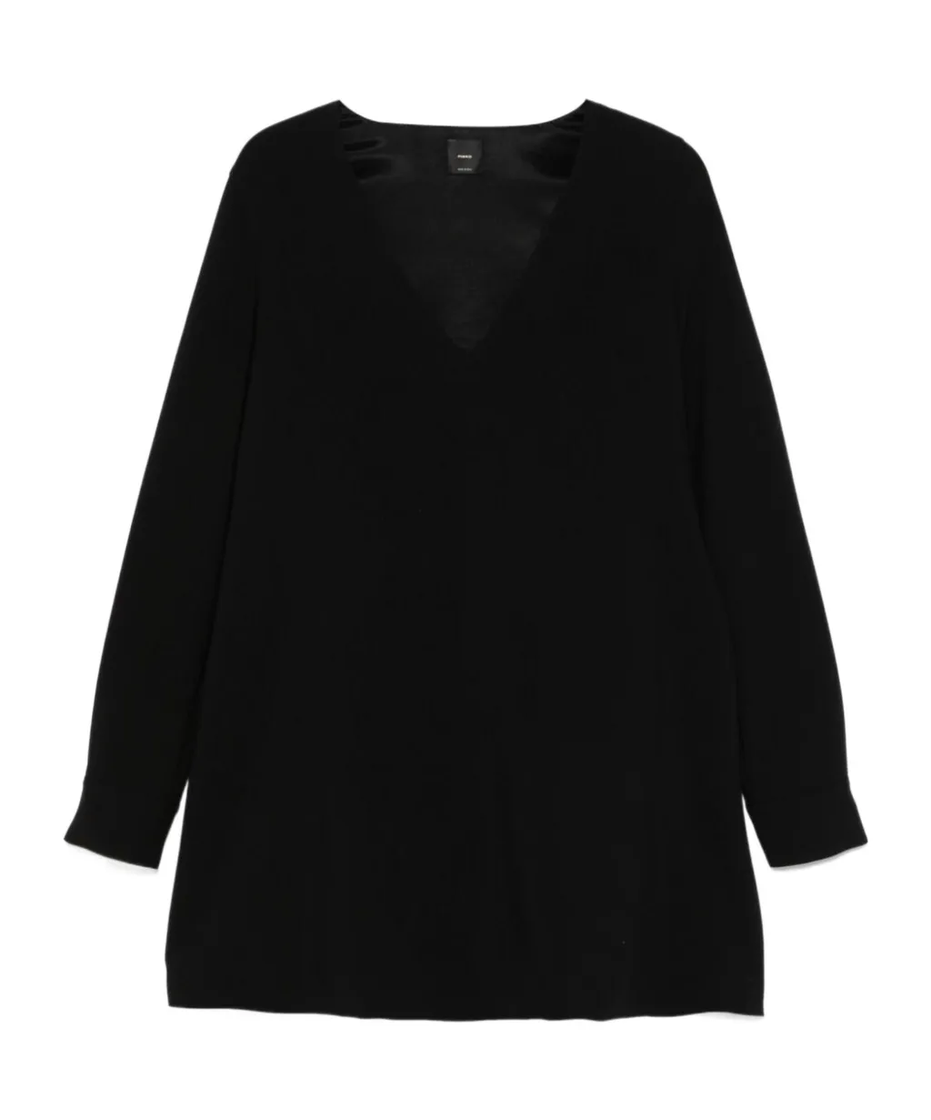Pinko V-Neck Shift Dress