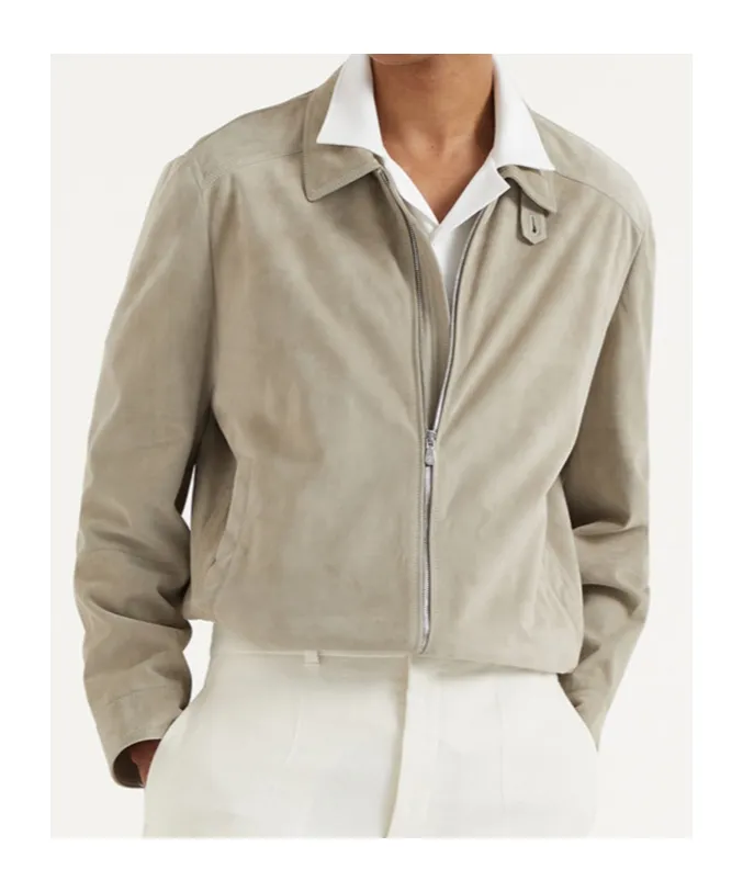 Brunello Cucinelli Zipped Bomber Jacket