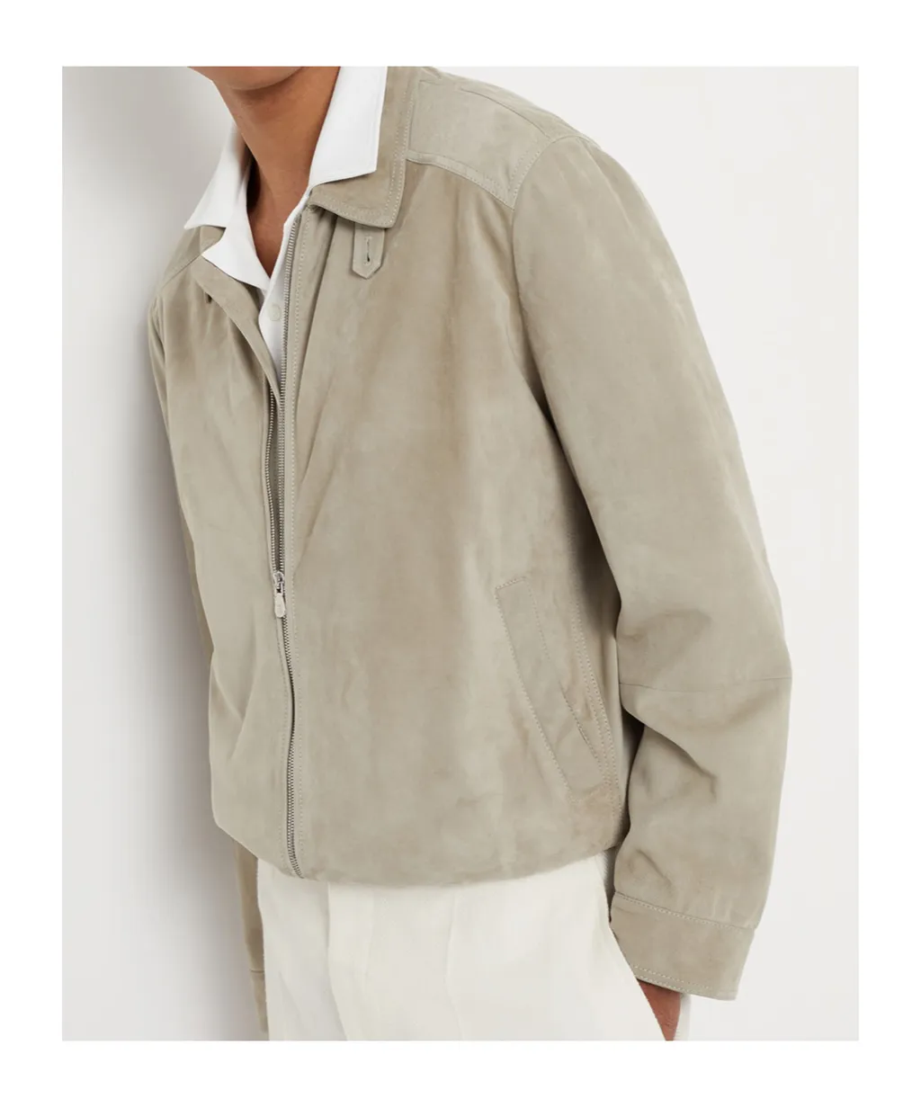 Brunello Cucinelli Zipped Bomber Jacket