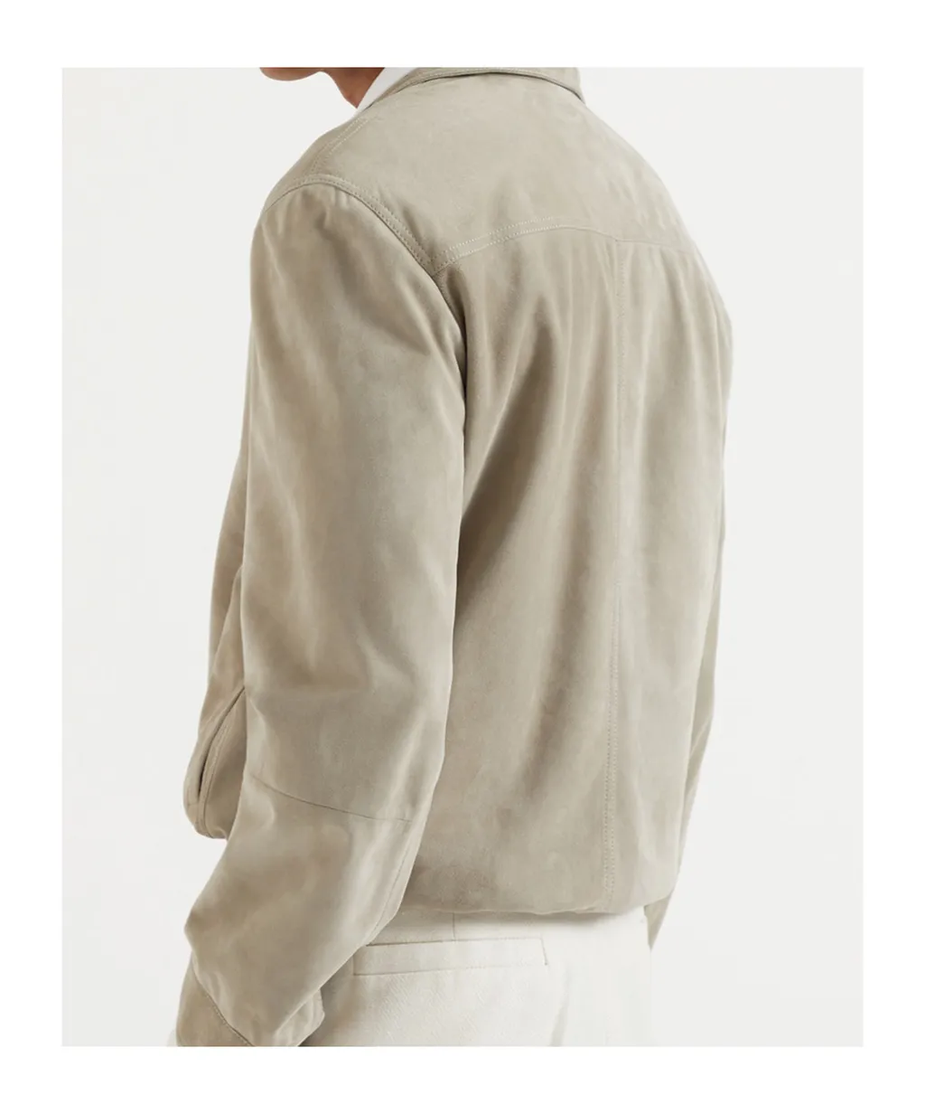 Brunello Cucinelli Zipped Bomber Jacket