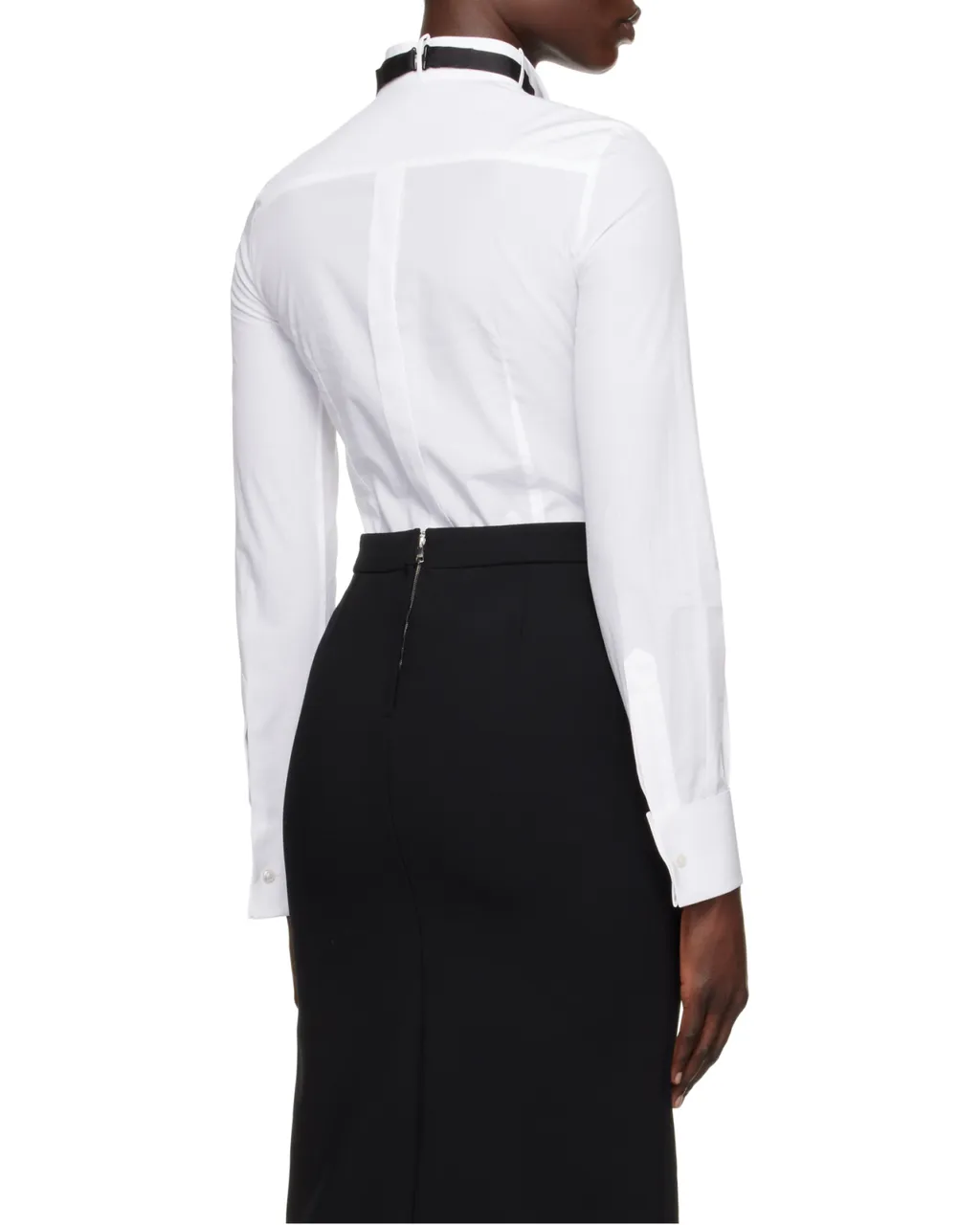 Dolce & Gabbana Piqué Front Poplin Shirt