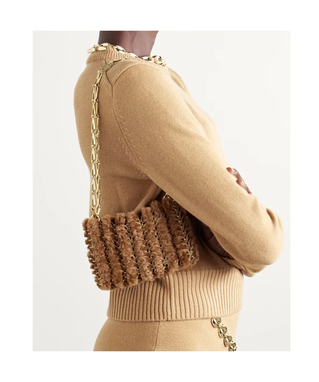 1969 Nano Shearling Shoulder Bag