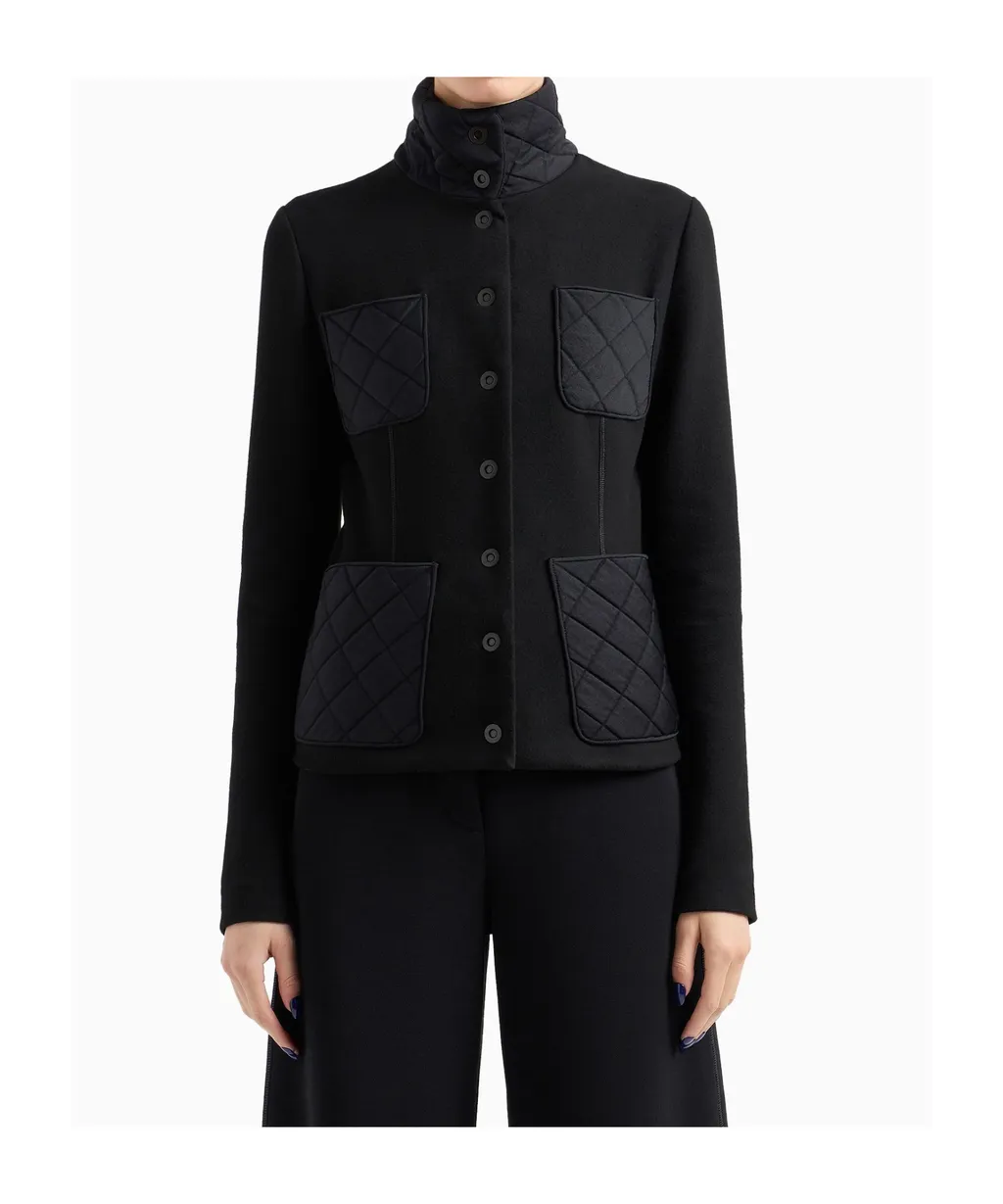Asv Knitted Single-Breasted Jacket