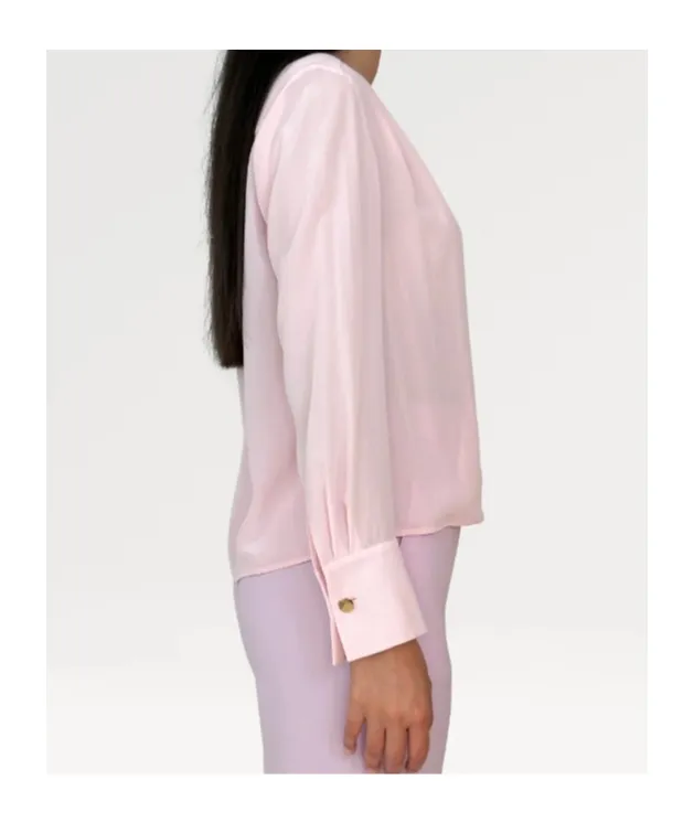 V-Neck Wrap Blouse