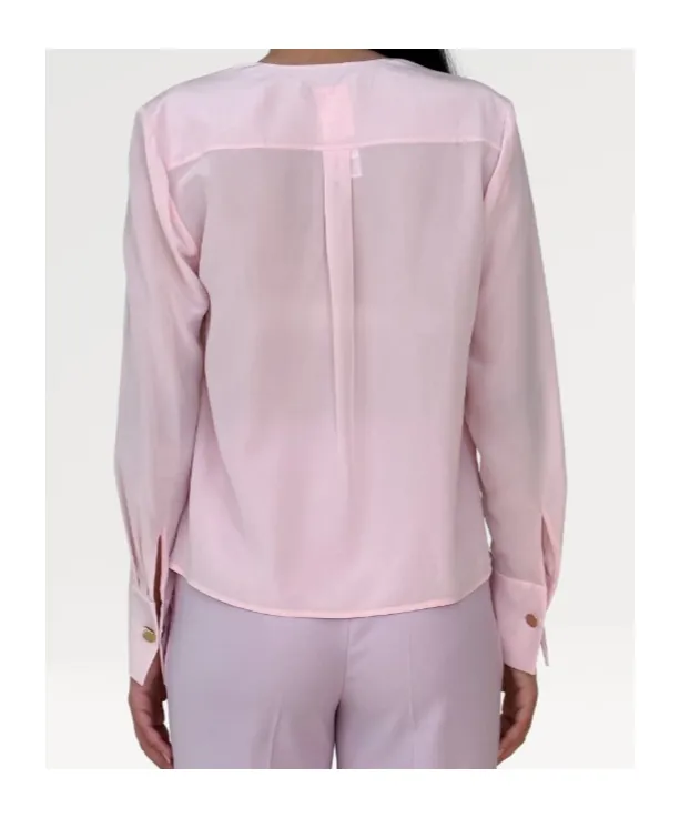 V-Neck Wrap Blouse